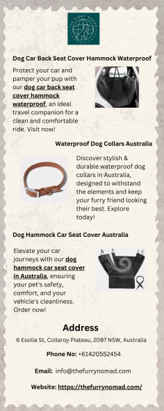 Protect your car and pamper your pup with our dog car back seat cover hammock waterproof, an ideal travel companion for a clean and comfortable ride. Visit now!