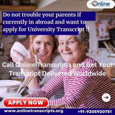 Online Transcript is a Team of Professionals who helps Students for applying their Transcripts, Duplicate Mark sheets, Duplicate Degree Certificate ( In-case of lost or damaged) directly from their Universities, Boards or Colleges on their behalf. We are focusing on the issuance of Academic Transcripts and making sure that the same gets delivered safely & quickly to the applicant or at desired location. We are providing services not only for the Universities running in India,  but from the Universities all around the Globe, mainly Hong Kong, Australia, Canada, Germany etc.
