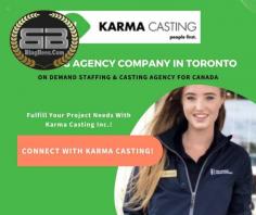 Karma Casting Inc. is a Toronto casting company that is your trusted partner to find the perfect fit for your on-demand staffing needs to fulfill your project needs. If you are an aspiring actor or a production professional seeking exceptional talent, Karma Casting Inc. is your trusted partner. To know more about on-demand staffing contact Karma Casting Inc.	

https://www.karmacasting.com/