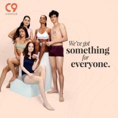"C9 Airwear brings to you 100% seamless and comfortable everyday wear for women, men, and teens. Our complete range of apparel aims to maximize flexibility, mobility, and performance while enhancing comfort to maximize inner confidence.

Lounge, play, or work in garments that provides 4-way stretchability, ease of movement, and anti-chafing. Your body will love the welt-free band that leaves no mark on the skin and the revolutionary moisture-wicking technology that keeps you dry no matter how hard you work or train.

Make the switch to soft, breathable, and lightweight fabric that feels like your second skin! 
Available at all leading online portals and in stores near you."