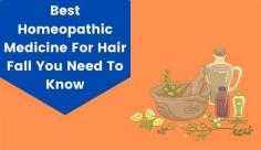 Learn about the 13 best homeopathic medicine for hair fall. Read this blog for more information on the best homeopathic medicine for hair regrowth. Know more.