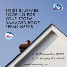 When Mother Nature unleashes her fury on your roof, you need a trusted partner to restore your home's shelter and security. At Bluerain Roofing, we specialize in storm damaged roof repair services in Lenexa, and we're here to be your reliable, go-to source for all your storm damage repair needs. 
https://www.bluerainroofing.com/storm-damaged-roof-lenexa-ks/