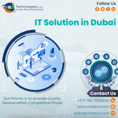 VRS Technologies LLC is the adequate provider of IT Solution in Dubai. We are having a huge team of IT Solutions for the industry. For More Info Contact us: +971 56 7029840 Visit us: https://www.vrstech.com/