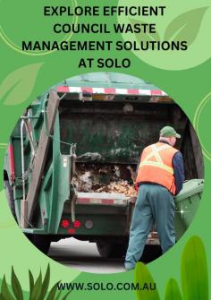 Explore efficient Council Waste Management solutions at Solo. We offer eco-friendly waste services tailored to your community's needs. Visit our website for more information.
https://www.solo.com.au/council-waste-services/