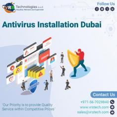 VRS Technologies LLC is the most supreme provider of Antivirus Installation Dubai. We are helping the organizations by providing the utmost security to pc’s. Contact us: +971 56 7029840 Visit us: https://www.vrstech.com/