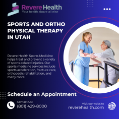 Best Sports And Ortho Physical Therapy in Utah  Revere Health

Are you looking for top-notch Sports and Ortho Physical Therapy in Utah? At Revere Health, we're here to help you recover and regain your active lifestyle. Our experienced therapists use advanced techniques to treat sports injuries, orthopedic conditions, and more. Don't let pain hold you back - call (801) 429-8000 today to schedule your appointment and start your journey towards a healthier, pain-free life.

Visit our website: https://reverehealth.com/specialty/sports-medicine/

