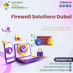 Techno Edge Systems LLC is the proficient supplier of firewall Solutions Dubai. We are having Highly qualified engineers in supplying the firewall solutions for your network safety. Contact us: +971-54-4653108 Visit us: https://www.itamcsupport.ae/