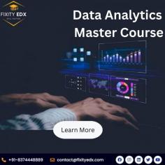 Get started on Data Analytics Master Course  with content built by AWS experts in the high-growth field of data analytics with a professional certificate from FixityEDX.
