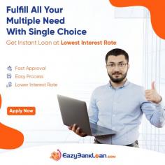 Meet your multiple needs effortlessly with our Instant Loan service. Experience the lowest interest rates and fulfill your dreams without the hassle.

Don't miss out, Apply now by visiting: https://www.eazybankloan.com/