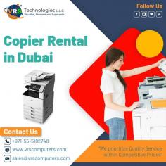 Copier Rental Dubai, While looking for the kind of copiers or printers, it is worth considering which copier would suit the purpose best. For More information about Copier Rental in Dubai Contact VRS Technologies LLC 0555182748. Visit https://www.vrscomputers.com/computer-rentals/printer-rentals-in-dubai/
