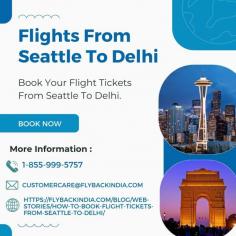 Trying to find the best airline prices from Seattle to Delhi? Find the best deals and practical booking alternatives for your trip from Seattle to the energetic metropolis of Delhi. Our user-friendly interface guarantees a trouble-free booking experience whether you're organizing a holiday, work trip, or family visit.