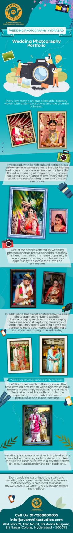 Looking for Professional Wedding Photographers in Hyderabad? Avanthika Studios delivers breathtaking wedding memories. Book us now!