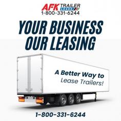 Need a trusted partner for your trailer needs? Ride the road to success with our top-notch solutions. Unravel the difference we bring. Check out the AFK Trailer Lease website for reliable trailer leasing solutions or dial 1-800-331-6244.

Level up your business journey!