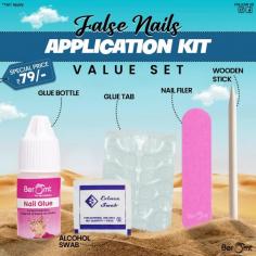 Discover the epitome of instant glamour with our False Nails Kit your all in one solution for achieving stunning nail transformations effortlessly. This meticulously curated kit redefines convenience,bringing salon-quality results to your fingertips without the need for elaborate appointments.