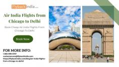 FlyBackIndia can help you find and book Air India flights from Chicago to Delhi. The Distance Between Chicago To New Delhi Flights is 7466 miles. Plan your next vacation using FlyBackIndia to discover affordable one-way or round-trip airfare from ORD to DEL.