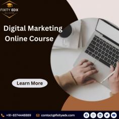 Digital Marketing Online Course provides individuals with the knowledge and skills needed to effectively navigate and excel in the dynamic world of online marketing. 