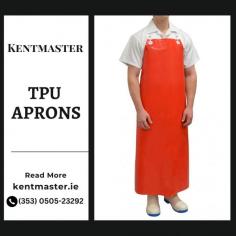 TPU aprons are aprons made from TPU (Thermoplastic Polyurethane) material. TPU is a type of plastic that combines the properties of rubber and plastic, making it flexible, durable, and resistant to various chemicals and oils. TPU aprons are commonly used in industrial and commercial settings where protection against liquids, chemicals, and contaminants is necessary. https://www.kentmaster.ie/product-category/ppe/