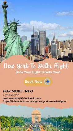 New York to Delhi Flight for an unforgettable trip! On this transcontinental flight experience, discover India's capital city's colorful culture, delectable cuisine, and ancient landmarks.