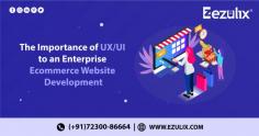 UI design deals with the visual aspects of a website, focusing on elements like layout, colors, and typography, ensuring a visually appealing and cohesive design. 