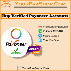 Buy Verified Payoneer Accounts

Email: yourpvashop@gmail.com
Whatsapp: +1 (346) 327-5140
Telegram: Youpvashop
Skype: Your Pva Shop

https://yourpvashop.com/product/buy-verified-payoneer-accounts/
Buy Verified Payoneer Accounts. Buy verified payoneer account from Yourpvashop. We sell full bank and ID verified payoneer account. So buy now.
#yourpvashop #Putin #Russia #UFCJacksonville #Wagner #Ukraine #Moscow #Cubs #seo #digitalmarketer #usaaccounts #seoservice #socialmedia #contentwriter 
#on_page_seo #off_page_seo
