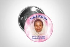 Create the perfect memorial with custom made funeral buttons and we are hereto help you arrange the perfect farewell for your loved one. We believe that a funeral service is deeply personal, and that it should be a meaningful celebration of your loved one’s life.
