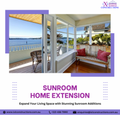 Sunroom Extensions - https://www.ixlconstructions.com.au/sun-rooms.php