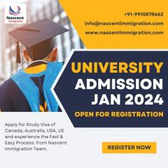 Nascent Immigration is a Team of Professionals who consider your personal and professional needs before recommending a visa for you. They are there to study your profile thoroughly and counsel you as per your future aspirations. Those Students who are planning to study abroad we assure you that once you meet our consulting professionals all your doubts and queries will be answered and you’ll just want to be proactive enough to complete the process at the earliest. https://nascentimmigration.com/