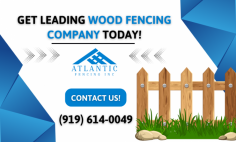 Get Quality Wood Fencing Services Today!

Looking for the best wood fencing company in North Raleigh? our team of experienced professionals has been providing quality fence installation services. We are committed to delivering exceptional results on every project. Contact Atlantic Fencing today to schedule a consultation.

