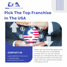 Unlock success in the USA with our top-tier franchise options. Choose the ultimate opportunity aligned with your goals for a lucrative and fulfilling entrepreneurial journey.
