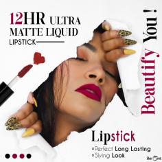 Beromt lipstick will give you soft, kiss-proof lips, no smudges or transfers, just pure, intense colour! Best of all
