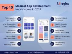 Explore 2024's leading medical app development trends, uncover innovative solutions, and transformative strategies for healthcare mobile app development, enhancing patient care and streamlining operations.