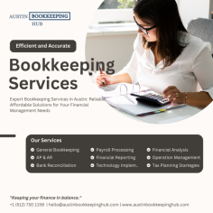 Visit Austin Bookkeeping Hub which provides affordable bookkeeping services in Austin, Texas. Our team of expert bookkeepers in Austin Texas specializes in Bookkeeping, Tax Planning Strategies, Operational Management, and Technology Management. Our expertise in particular industries includes bookkeeping and accounting for insurance agencies; legal accounting, law firm accounting; law firm bookkeeping; real estate accounting by our real estate accountants, and real estate bookkeeping. <a href="https://austinbookkeepinghub.com/">Austin Bookkeeping Hub</a>
