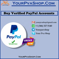 
Buy Verified PayPal Accounts

Email: mailto:yourpvashop@gmail.com
Whatsapp: +1 (346) 327-5140
Telegram: Youpvashop
Skype: Your Pva Shop
https://yourpvashop.com/product/buy-verified-paypal-accounts/
Buy Verified PayPal Accounts with full USA SSN, Bank and number Verified. Our commitment lies in providing 100% Non-Drop PVA Accounts