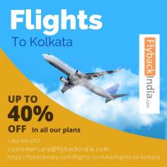 Book your flights from USA to Kolkata with FlybackIndia. FlybackIndia helps you easily find the best cheap flights to Kolkata. So book your flight today and enjoy your trip.