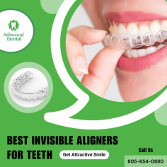 Invisible Aligner Treatment for a Perfect Smile

Our aligners are suitable for many conditions and ideal for individuals looking for a more aesthetic option. We designed it to be comfortable and sleek, reducing irritation during treatment. For more information, reach our website or mail us at emily.ashwooddental@gmail.com.