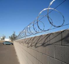 Buy razor wire
If you want to look for cheap and easy solutions for all your privacy and security concerns, you might and to buy razor wire. Razor wires are great at keeping intruders, trespassers and animals from entering your property and are extremely easy to install. They’re cheap and low maintenance which makes them the best option for outdoor use.
