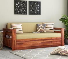 Buy Sereta Sheesham Wood Sofa Cum Bed (King Size, Honey Finish) Online at 55% OFF from Wooden Street. Explore our wide range of Sofa Cum Beds Online in India at best prices.