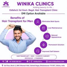 Say goodbye to bald spots and hello to a low-maintenance, natural-looking solution that boosts self-esteem. Enjoy a permanent fix and embrace a new you! Don't wait, reclaim your hair now!

See more: https://www.winikaclinics.com/male-hair-transplantation
