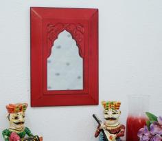 Buy Mehira Vintage Carved Mirror Frame Online From Wooden Street