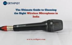 In the dynamic landscape of presentations, performances, and virtual collaborations, the right wireless microphone can be a game-changer. Whether you're a professional musician, public speaker, or content creator, finding the perfect wireless microphone in India requires careful consideration. Here's the ultimate guide to help you make an informed decision, all available options can be explored on erthpot.com: