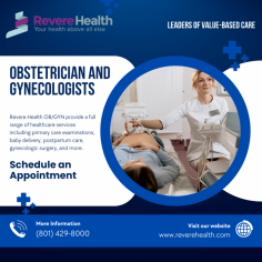 Revere Health offers comprehensive obstetrics and gynecological care in Utah. Our experienced team of obstetricians, gynecologists, nurse practitioners, and certified nurse midwives provide a full range of services, including Primary care examinations, Pregnancy care and delivery, Postpartum care, Gynecologic surgery And more! We also offer a 24/7 pregnancy hotline for your convenience. Schedule your appointment today and experience the Revere Health difference!


Visit our website; https://reverehealth.com/specialty/obgyn/