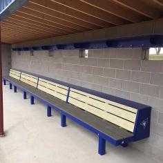 Our Valerio benches are MLB-style 2-tiered dugout benches with Upper & Lower level seating, which are in use in many Major University Baseball & Softball programs.
https://www.baseballracks.com/product-page/valerio-bench