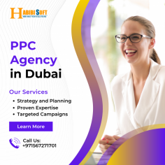 Habibisoft is a leading agency for PPC management in Dubai and is the best choice for comprehensive PPC services. Our dedication to excellence and innovation helps us deliver unparalleled results, making us the go-to advertising agency for businesses seeking effective PPC solutions.
Our team of seasoned professionals excels as a PPC agency in Dubai, offering top-notch PPC management services. We are proficient in optimizing PPC campaigns, ensuring maximum visibility and engagement for your brand. Our PPC experts tailor solutions to meet your unique needs, whether you're looking for targeted keyword strategies or compelling ad creatives.
In the dynamic landscape of online advertising, Habibisoft remains at the forefront, providing cutting-edge PPC services in Dubai. We integrate industry best practices with a deep understanding of market trends, making us the preferred choice for businesses looking to enhance their online presence.
At Habibisoft, we understand the significance of effective PPC management in driving business success. Our dedicated team works tirelessly to analyze data, refine strategies, and maximize ROI for every client. As the best PPC agency in Dubai, we take pride in delivering measurable results that align with your business objectives.
Our agency is the top choice for PPC management in Dubai, providing a complete range of services to enhance your online advertising endeavors. Collaborate with us for exceptional proficiency and a dedication to advancing your business in the fiercely competitive digital realm.

