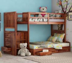 Discover a delightful collection of kids' beds at Wooden Street, where style meets durability. Our curated range of children's beds is designed to ignite playful imaginations while ensuring long-lasting quality. 
Visit- https://www.woodenstreet.com/kids-beds