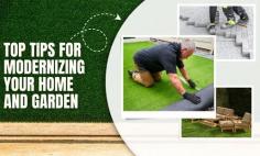 Discover a world of transformation with our expert tips on modernizing your home and garden. Explore innovative ideas to infuse a contemporary touch into your living spaces. From sleek design elements to practical garden solutions, elevate every corner of your surroundings. Embrace a modern lifestyle seamlessly, creating a harmonious blend of style and functionality. 

https://www.artificialgrassgb.co.uk/blog/top-tips-for-modernizing-your-home-and-garden.html