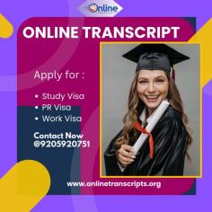 Online Transcript is a Team of Professionals who helps Students for applying their Transcripts, Duplicate Marksheets, Duplicate Degree Certificate ( Incase of lost or damaged) directly from their Universities, Boards or Colleges on their behalf. Online Transcript is focusing on the issuance of Academic Transcripts and making sure that the same gets delivered safely & quickly to the applicant or at desired location. https://onlinetranscripts.org/