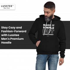 Along with giving a styling look, if you are looking for something that can cover your head from weather conditions, you can pair a hoodie with a leather or denim jacket for an edgy and stylish outfit. At Lusstee, a men's hoodie clearance sale is going on. So, what are you waiting for? Shop Now!