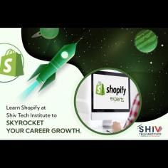 Are you looking for the best Shopify coaching classes in Ahmedabad? Your search ends at Shiv Tech Institute. Our featured course includes the following:
- HTML5/CSS3 and Liquid
- Responsive Website Designs Using Shopify
- Developing Custom Shopify Development
- Migration from the eCommerce Platform
- Third-party App or System Integration
Enroll today to reserve your seats at an exclusive discount of up to 25%* off. Valid for limited seats only!