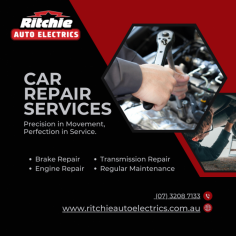 Ritchie Auto Electrics offer a wide range of car mechanic services and repairs for your vehicle. Click to learn more and find a car mechanic near you. 