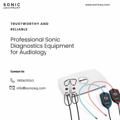 Experience the future of audiology with Sonic's Diagnostics Equipment. Our cutting-edge technology is designed to empower audiologists and healthcare professionals in providing the best possible care to their patients. With Sonic, you get access to state-of-the-art audiometers, tympanometers, and otoacoustic emission analyzers that deliver precise and reliable results.
https://www.soniceq.com/